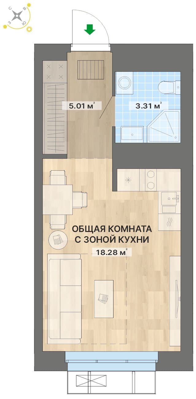 Фото квартиры и ЖК